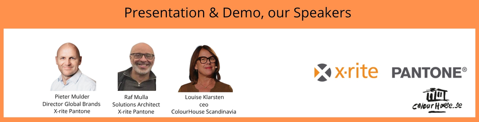 X-rite Pantone event sept 2026 speakers